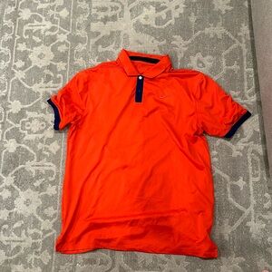 Large Red Nike Dry Fit Golf shirt